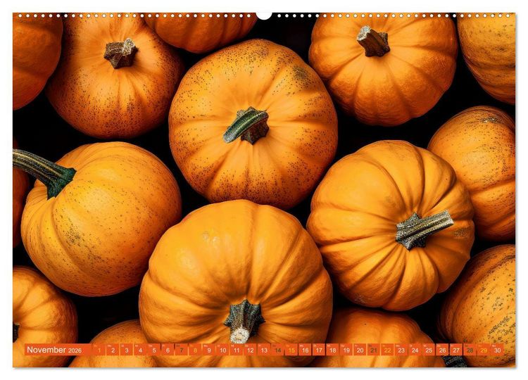 Produktbild: ORANGE - Gem&uuml;se und Obst -Vitaminreich (Wandkalender 2026 DIN A2 quer), CALVENDO Monatskalender