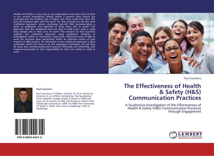 Produktbild: The Effectiveness of Health & Safety (H&S) Communication Practices