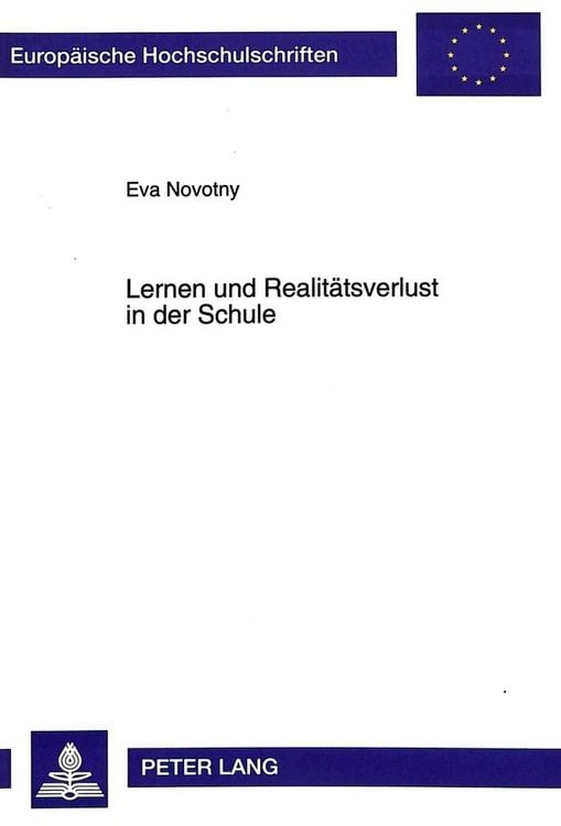 Produktbild: Lernen und Realit&auml;tsverlust in der Schule