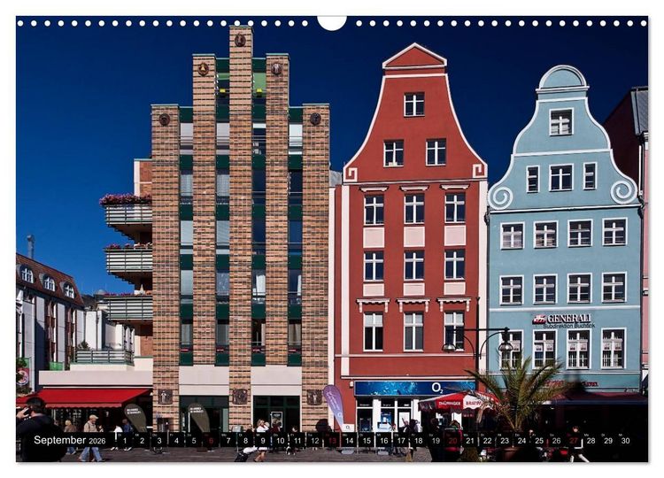 Produktbild: Ostseeperle Rostock (Wandkalender 2026 DIN A3 quer), CALVENDO Monatskalender