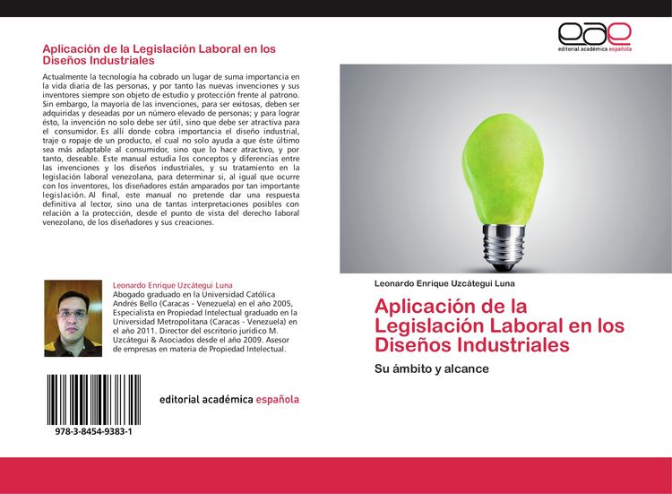 Produktbild: Aplicaci&oacute;n de la Legislaci&oacute;n Laboral en los Dise&ntilde;os Industriales