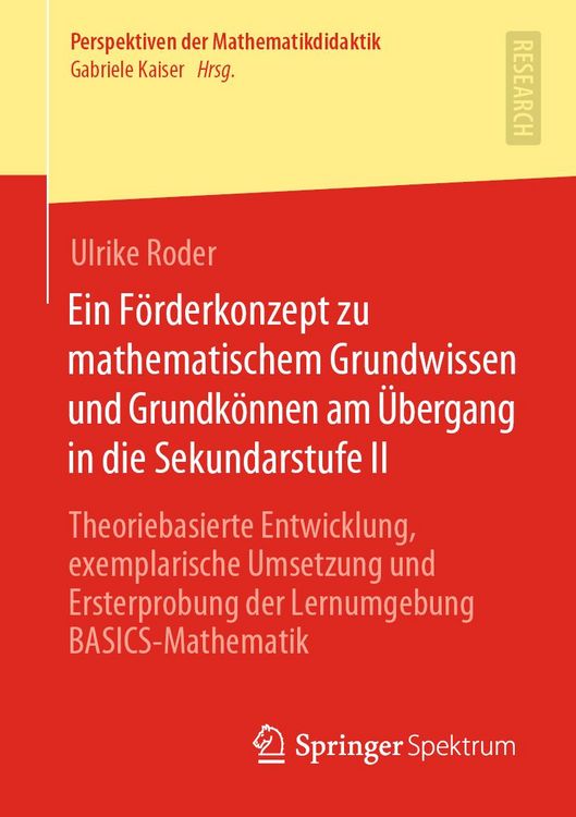 Produktbild: Ein F&ouml;rderkonzept zu mathematischem Grundwissen und Grundk&ouml;nnen am &Uuml;bergang in die Sekundarstufe II