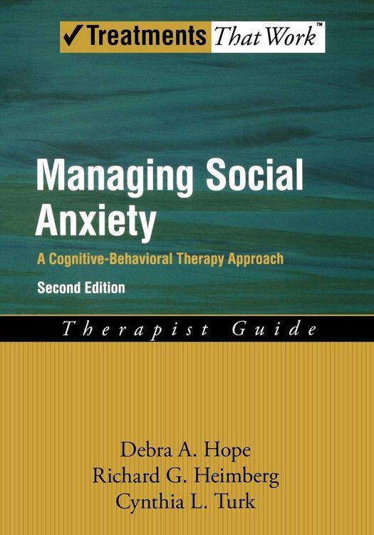 Produktbild: Managing Social Anxiety Therapist Guide