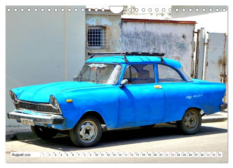 Produktbild: Ford Taunus P2 - 17M - Ein Klassiker aus K&ouml;ln in Kuba (Wandkalender 2026 DIN A4 quer), CALVENDO Monatskalender