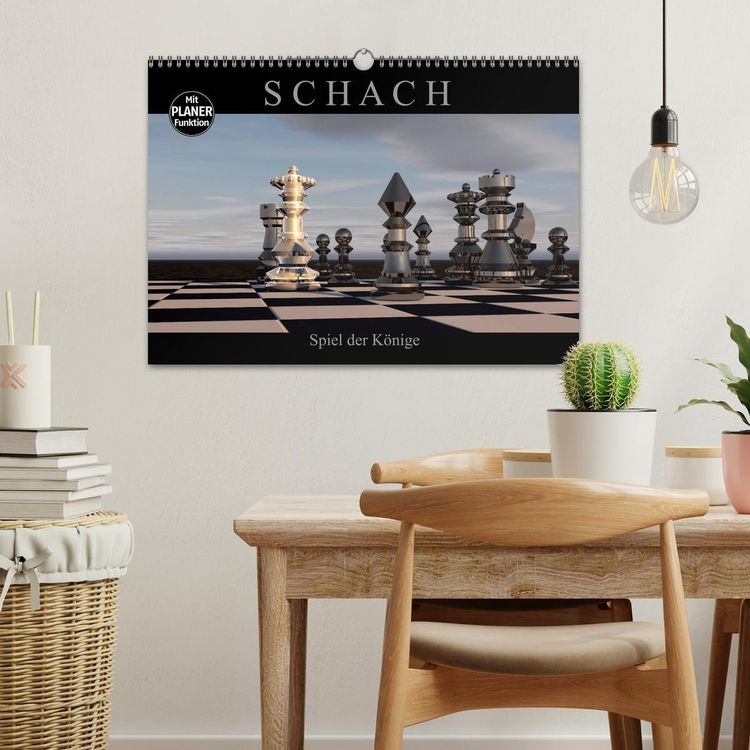 Produktbild: SCHACH - Spiel der K&ouml;nige (Wandkalender 2026 DIN A3 quer), CALVENDO Monatskalender
