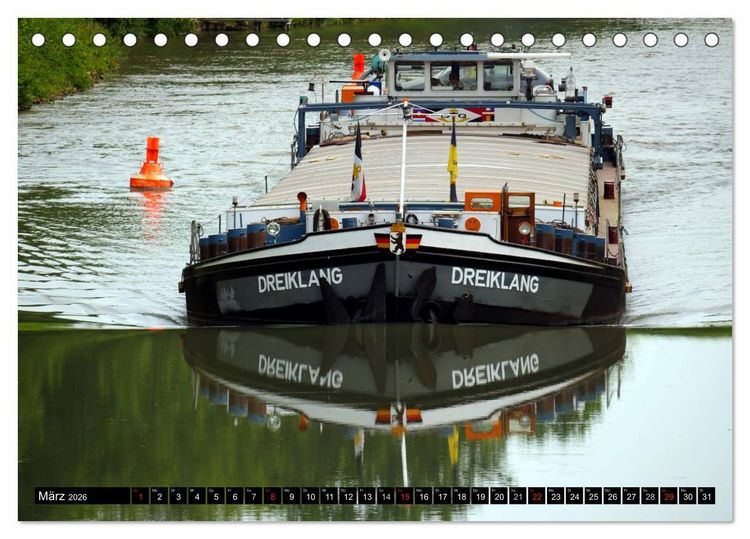 Produktbild: Der Mittellandkanal - 325 Kilometer Wasserstra&szlig;e (Tischkalender 2026 DIN A5 quer), CALVENDO Monatskalender