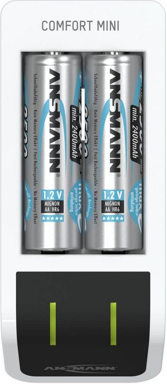 Produktbild: Ansmann Comfort Mini Rundzellen-Ladeger&auml;t NiMH Micro (AAA), Mignon (AA)
