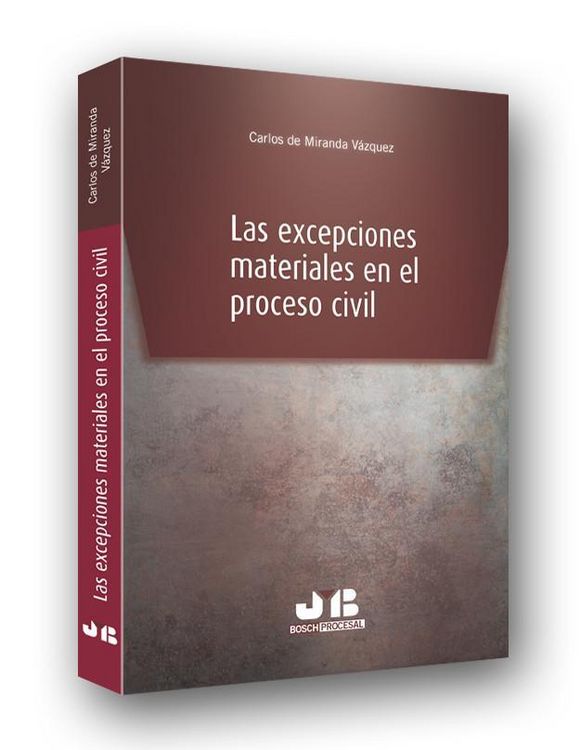 Produktbild: Miranda V&aacute;zquez, C: Excepciones materiales en el proceso civ