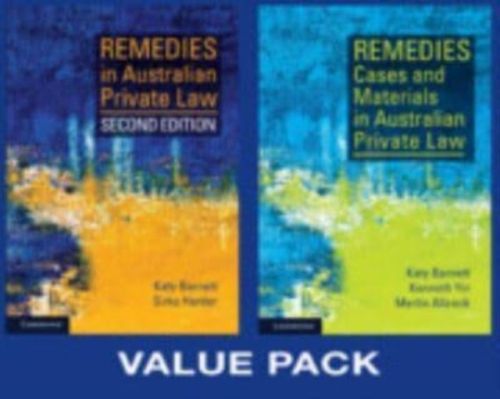 Produktbild: Remedies in Australian Private Law Value Pack