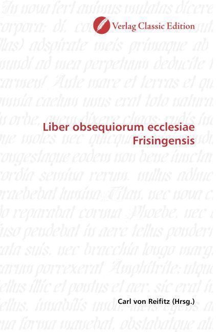 Produktbild: Liber obsequiorum ecclesiae Frisingensis