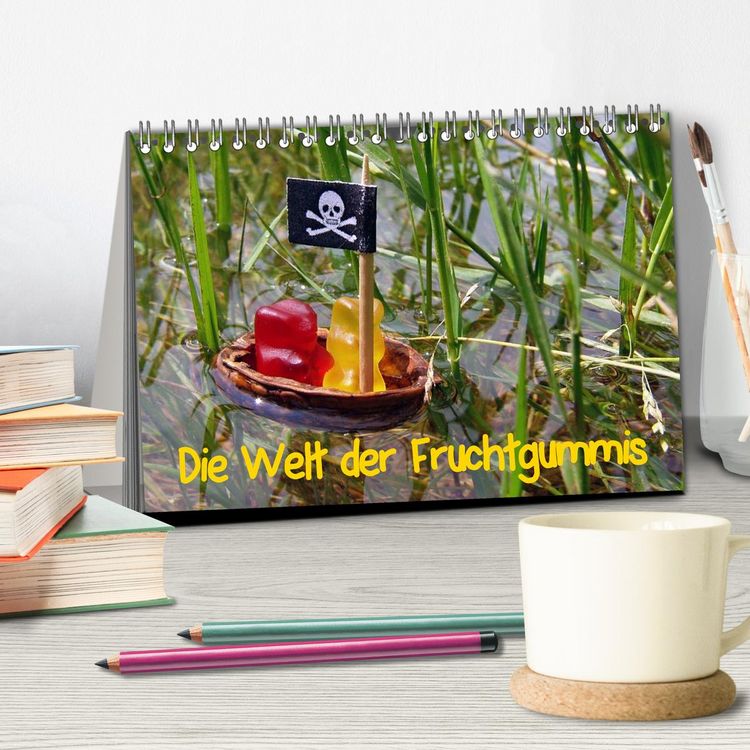Produktbild: Die Welt der Fruchtgummis (Tischkalender 2026 DIN A5 quer), CALVENDO Monatskalender
