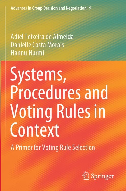 Produktbild: Systems, Procedures and Voting Rules in Context