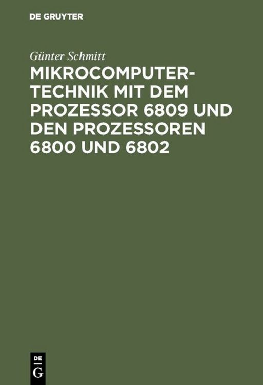 Produktbild: Mikrocomputertechnik mit dem Prozessor 6809 und den Prozessoren 6800 und 6802
