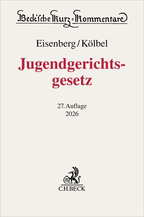 Produktbild: Jugendgerichtsgesetz. JGG