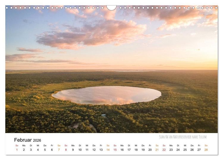 Produktbild: Mexiko aus der Vogelperspektive (Wandkalender 2026 DIN A3 quer), CALVENDO Monatskalender