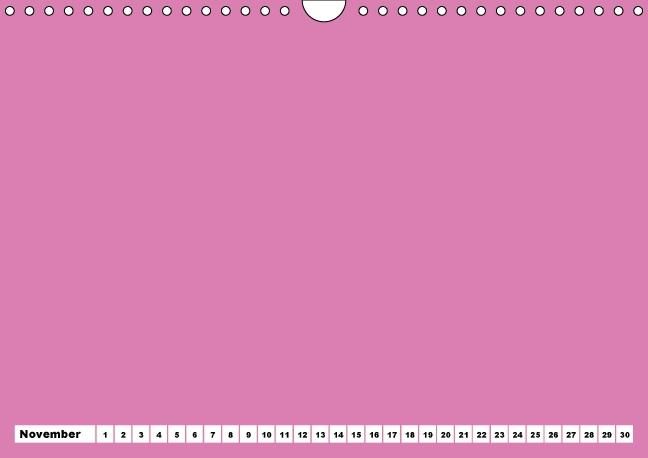 Produktbild: Bunter Bastelkalender f&uuml;r M&auml;dchen (Wandkalender immerw&auml;hrend DIN A4 quer)