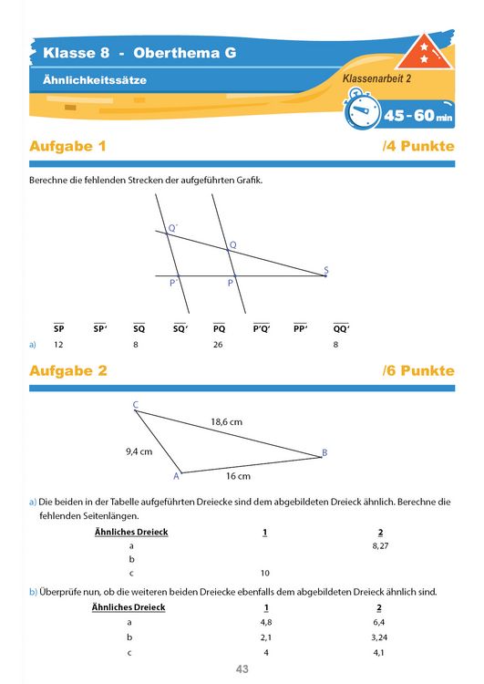 Produktbild: Mathematik Klassenarbeits-Trainer Klasse 8 &ndash; StrandMathe