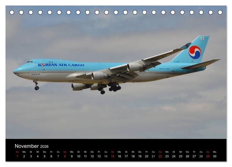 Produktbild: Luftfracht-Cargo (Tischkalender 2026 DIN A5 quer), CALVENDO Monatskalender