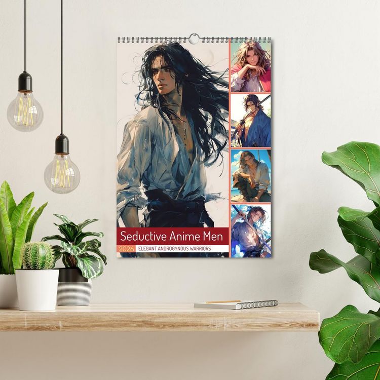 Produktbild: Seductive Anime Men (Wall Calendar 2026 DIN A3 portrait), CALVENDO 12 Month Wall Calendar