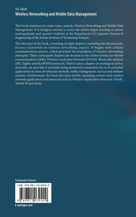 Produktbild: Wireless Networking and Mobile Data Management