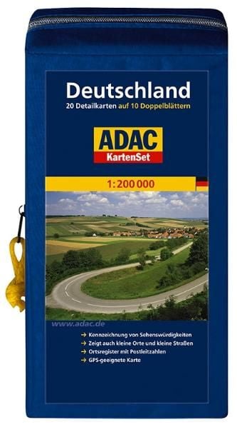 Produktbild: ADAC Stra&szlig;enKarte Deutschland in Kartentasche