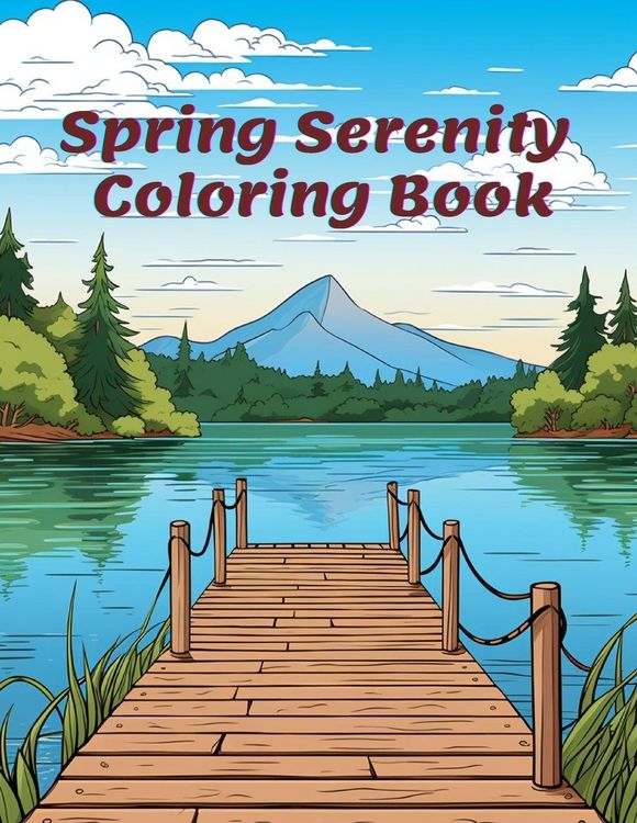 Produktbild: Spring Serenity Coloring Book