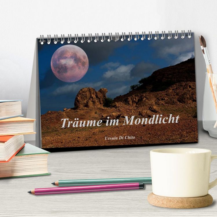 Produktbild: Tr&auml;ume im Mondlicht (Tischkalender 2026 DIN A5 quer), CALVENDO Monatskalender