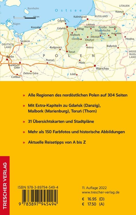 Produktbild: TRESCHER Reisef&uuml;hrer Masuren