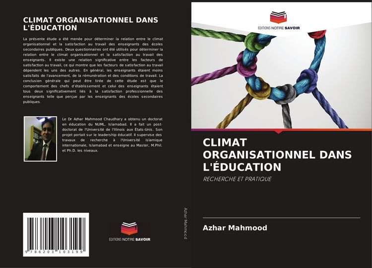 Produktbild: Climat Organisationnel Dans L'&eacute;ducation