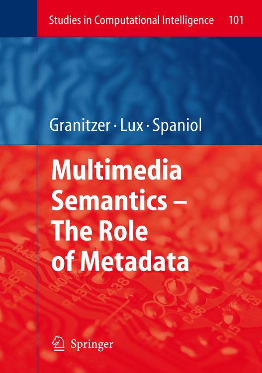 Produktbild: Multimedia Semantics - The Role of Metadata