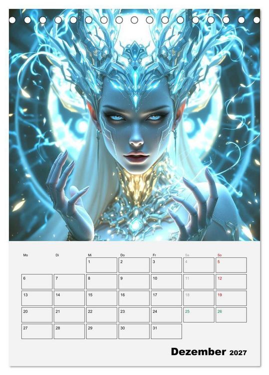 Produktbild: Herrscherinnen der Galaxien (Tischkalender 2027 DIN A5 hoch), CALVENDO Monatskalender