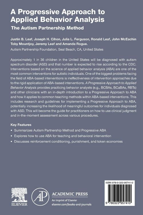 Produktbild: A Progressive Approach to Applied Behavior Analysis