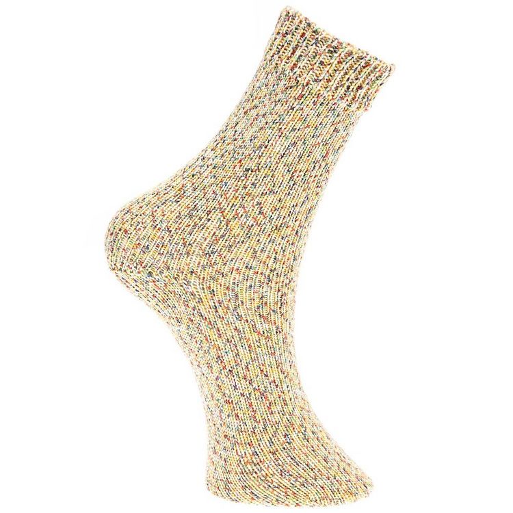Produktbild: Sockengarn Superba Bamboo 4-F&auml;dig, Konfetti Gelb
