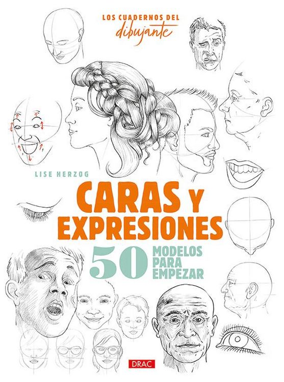 Produktbild: Caras y expresiones : 50 modelos para empezar