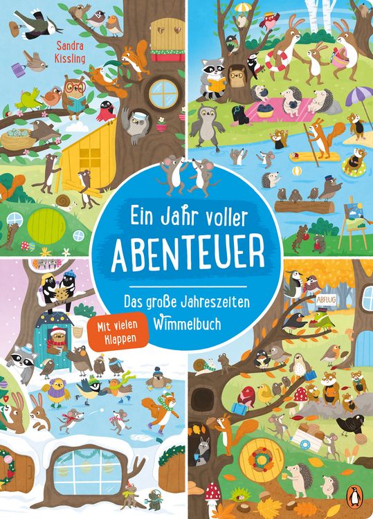 Produktbild: Ein Jahr voller Abenteuer - Das gro&szlig;e Jahreszeiten-Wimmelbuch
