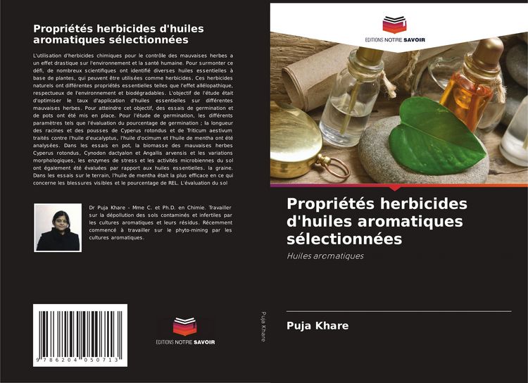 Produktbild: Propri&eacute;t&eacute;s herbicides d'huiles aromatiques s&eacute;lectionn&eacute;es