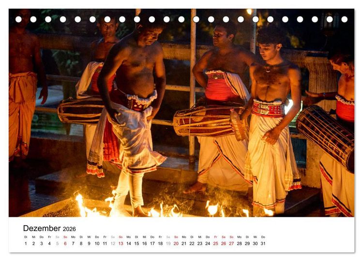 Produktbild: Urlaub in Sri Lanka - Reise durch Asien, Kultur und Natur (Tischkalender 2026 DIN A5 quer), CALVENDO Monatskalender