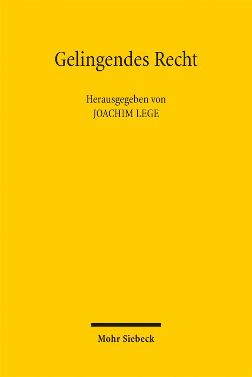 Produktbild: Gelingendes Recht