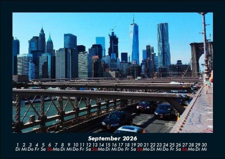 Produktbild: New York 2026 Fotokalender DIN A5