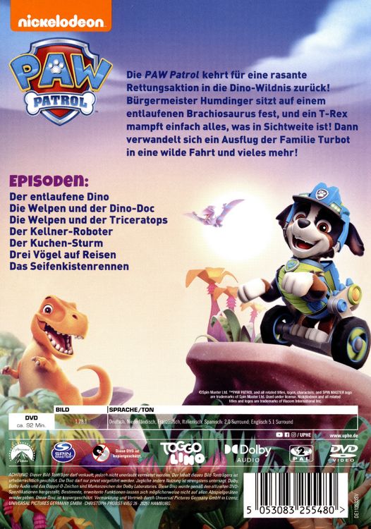 Produktbild: PAW Patrol: Dino Rescue: Roar to the Rescue