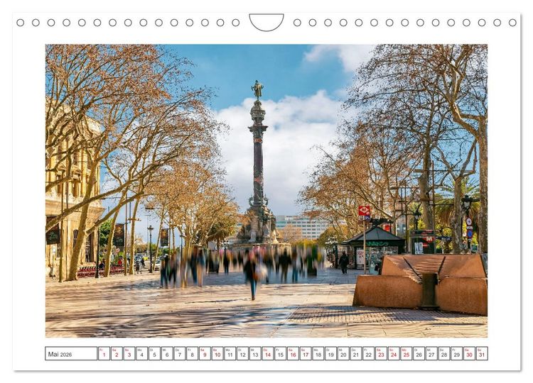 Produktbild: Barcelona - ein Traumreiseziel (Wandkalender 2026 DIN A4 quer), CALVENDO Monatskalender