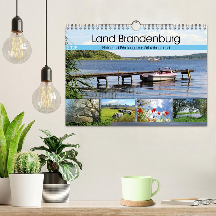 Produktbild: Land Brandenburg - Natur und Erholung im m&auml;rkischen Land (Wandkalender 2026 DIN A4 quer), CALVENDO Monatskalender