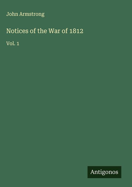 Produktbild: Notices of the War of 1812