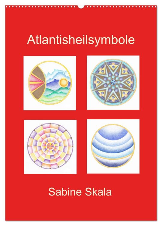 Produktbild: Atlantisheilsymbole (Wandkalender 2026 DIN A2 hoch), CALVENDO Monatskalender