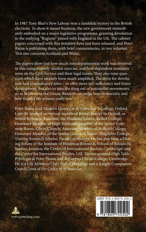 Produktbild: Devolution of Power to Scotland, Wales and Northern Ireland:The Inner History