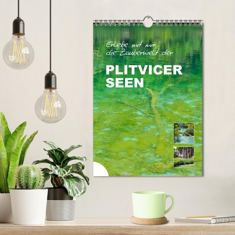 Produktbild: Erlebe mit mir die Zauberwelt der Plitvicer Seen (Wandkalender 2026 DIN A4 hoch), CALVENDO Monatskalender