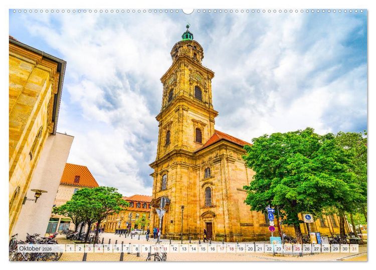 Produktbild: Erlangen Impressionen (Wandkalender 2026 DIN A2 quer), CALVENDO Monatskalender