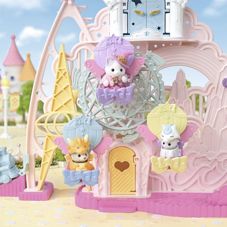 Produktbild: Sylvanian Families 5841 - Baby Dream Amusement Park, Freizeitpark Gl&uuml;ckstraum, Gro&szlig;es Spielset