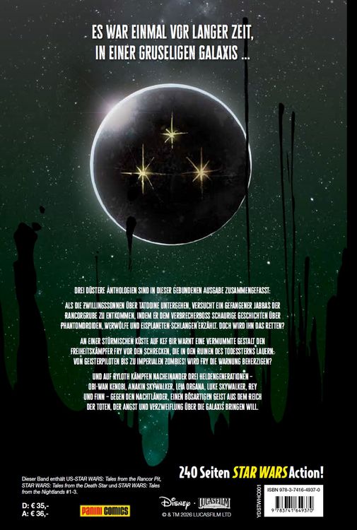 Produktbild: Star Wars Comics: Galaktische Geschichten des Schreckens