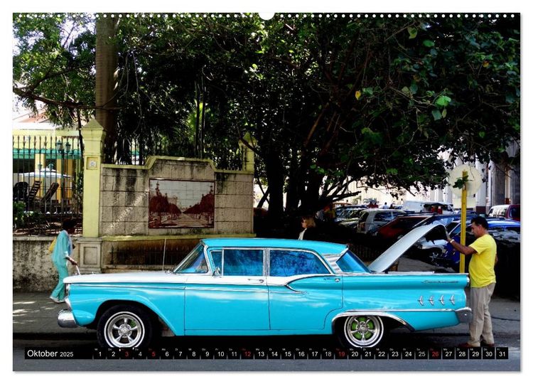 Produktbild: Auto-Legenden Ford Fairlane 500 (hochwertiger Premium Wandkalender 2025 DIN A2 quer), Kunstdruck in Hochglanz